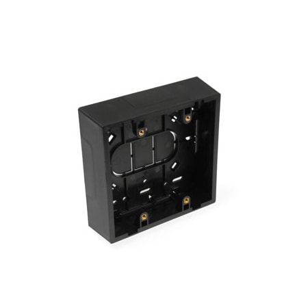 Leviton 42777-2EA Backbox per montaggio superficiale, Dual Gang, nero, 4,8 cm